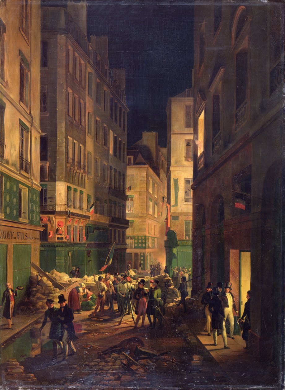Louis-Philippen (1773-1810) saapuminen Palais-Royaliin 30. heinäkuuta 1830 Horace Vernet