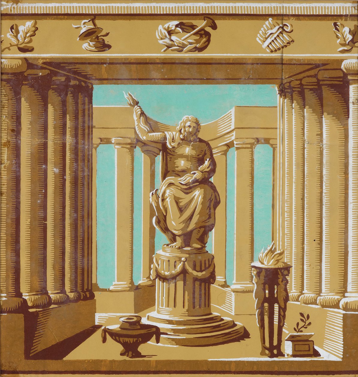 Frieze tai Dado: La Constance, Ranska, 178590. tekijältä Jean Baptiste Réveillon
