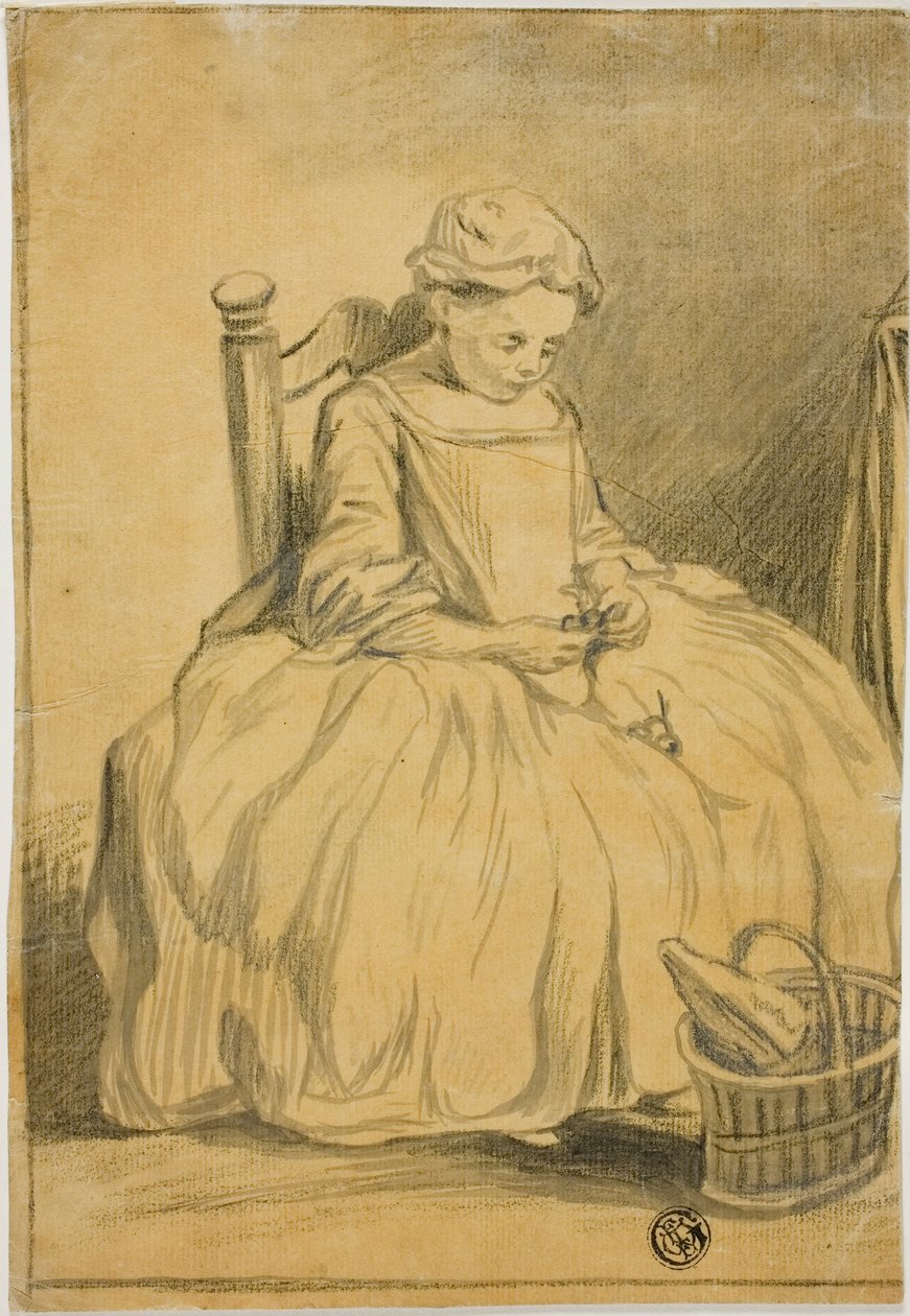 Tyttö syö kirsikoita tekijältä Jean Baptiste Simeon Chardin