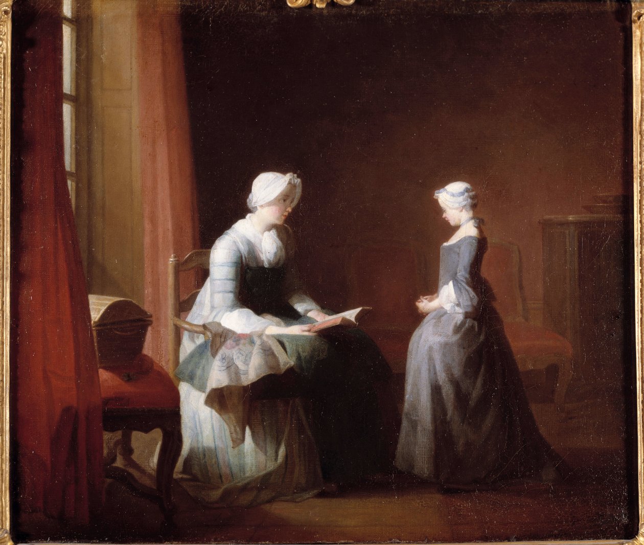 Hyvä koulutus. Jean Baptiste Simeon Chardinin (1699-1779) maalaus tekijältä Jean Baptiste Simeon Chardin