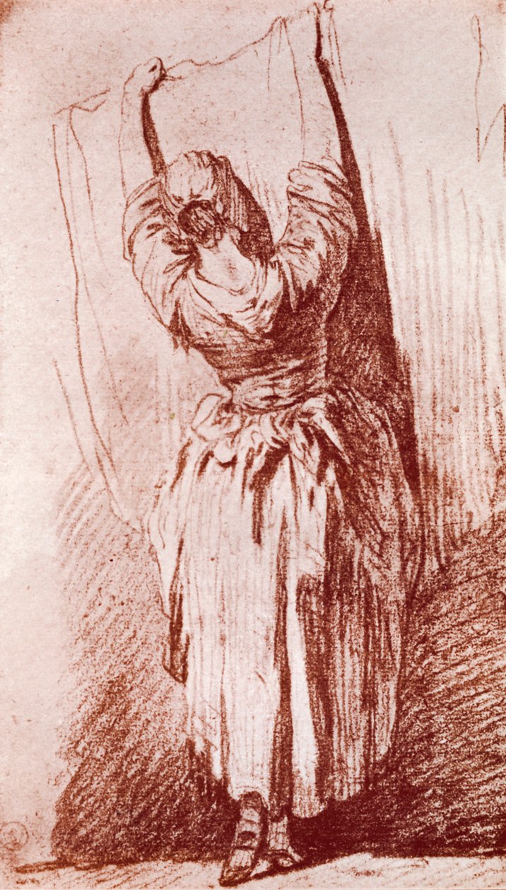 Pesuhuoneen ripustaminen, 1913. tekijältä Jean Baptiste Simeon Chardin