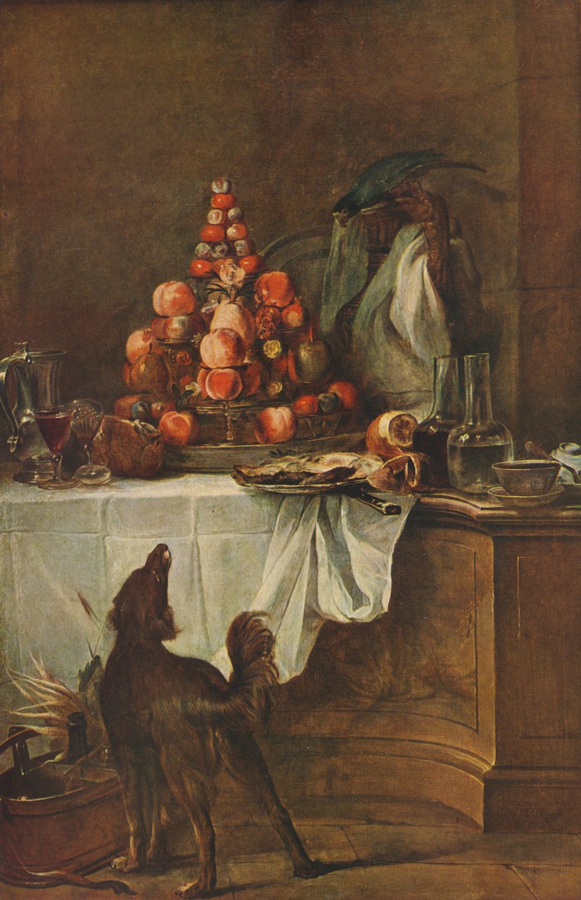Chardinin asetelma, 1728, 1939. tekijältä Jean Baptiste Simeon Chardin