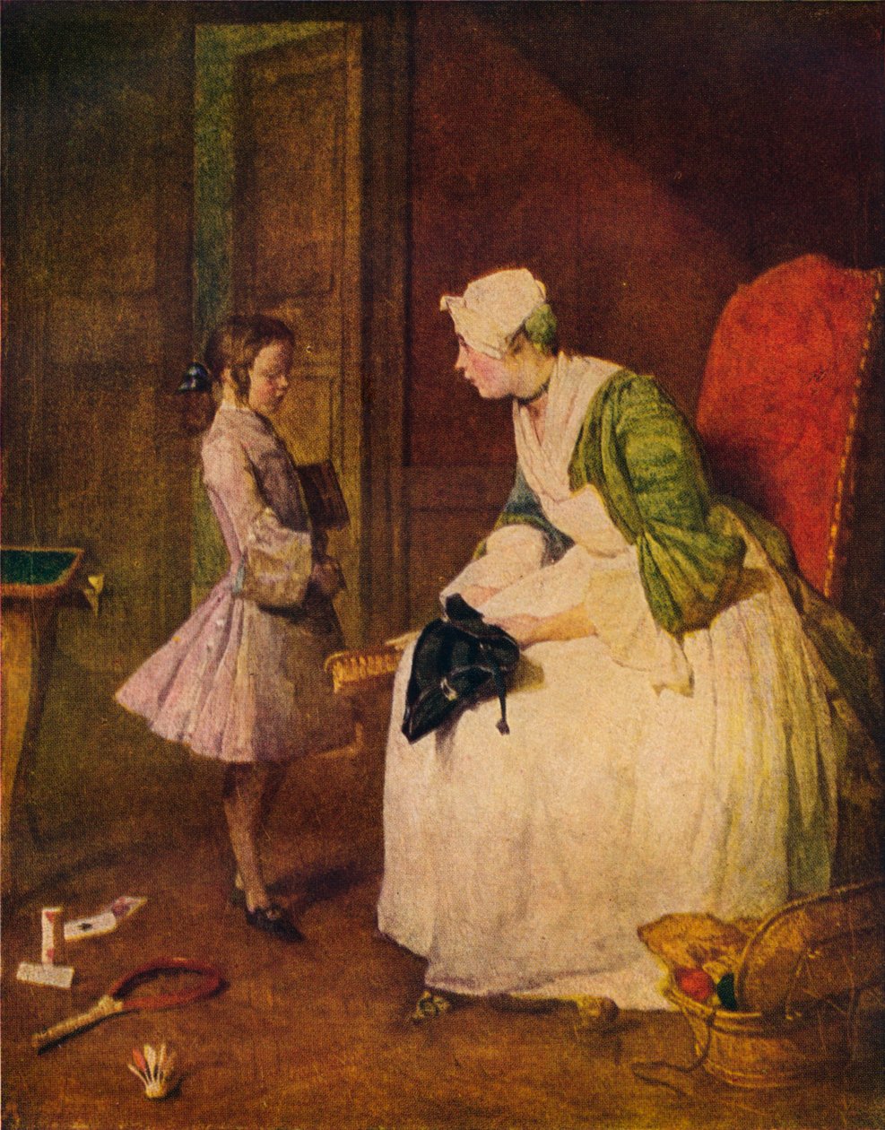 Kehoitus, 1700-luku. tekijältä Jean Baptiste Simeon Chardin