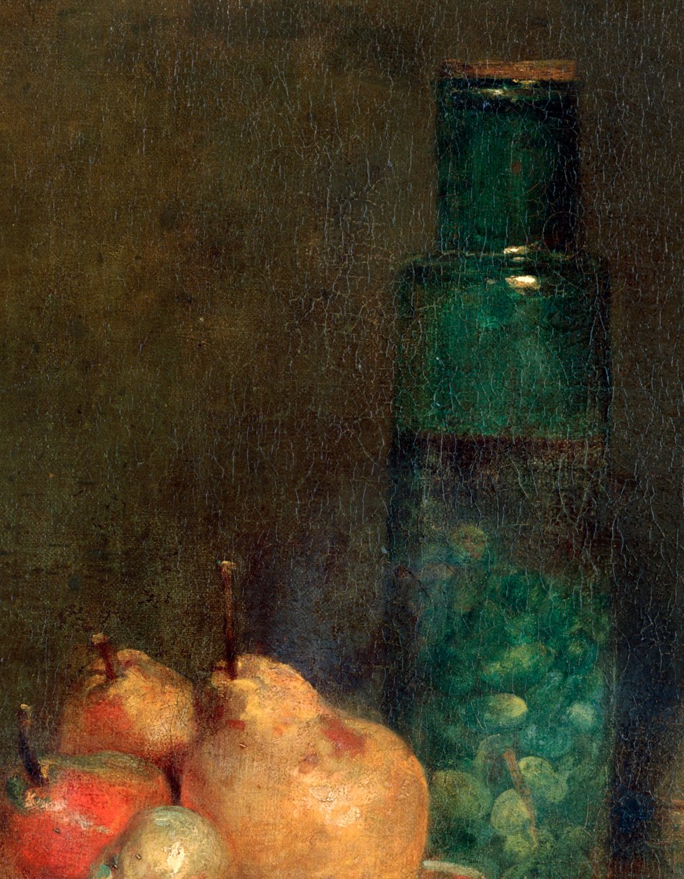 Oliivipurkki, yksityiskohta, 1760 tekijältä Jean Baptiste Simeon Chardin