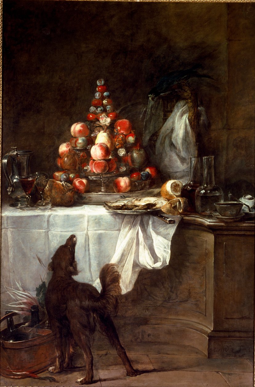 buffet tekijältä Jean Baptiste Simeon Chardin