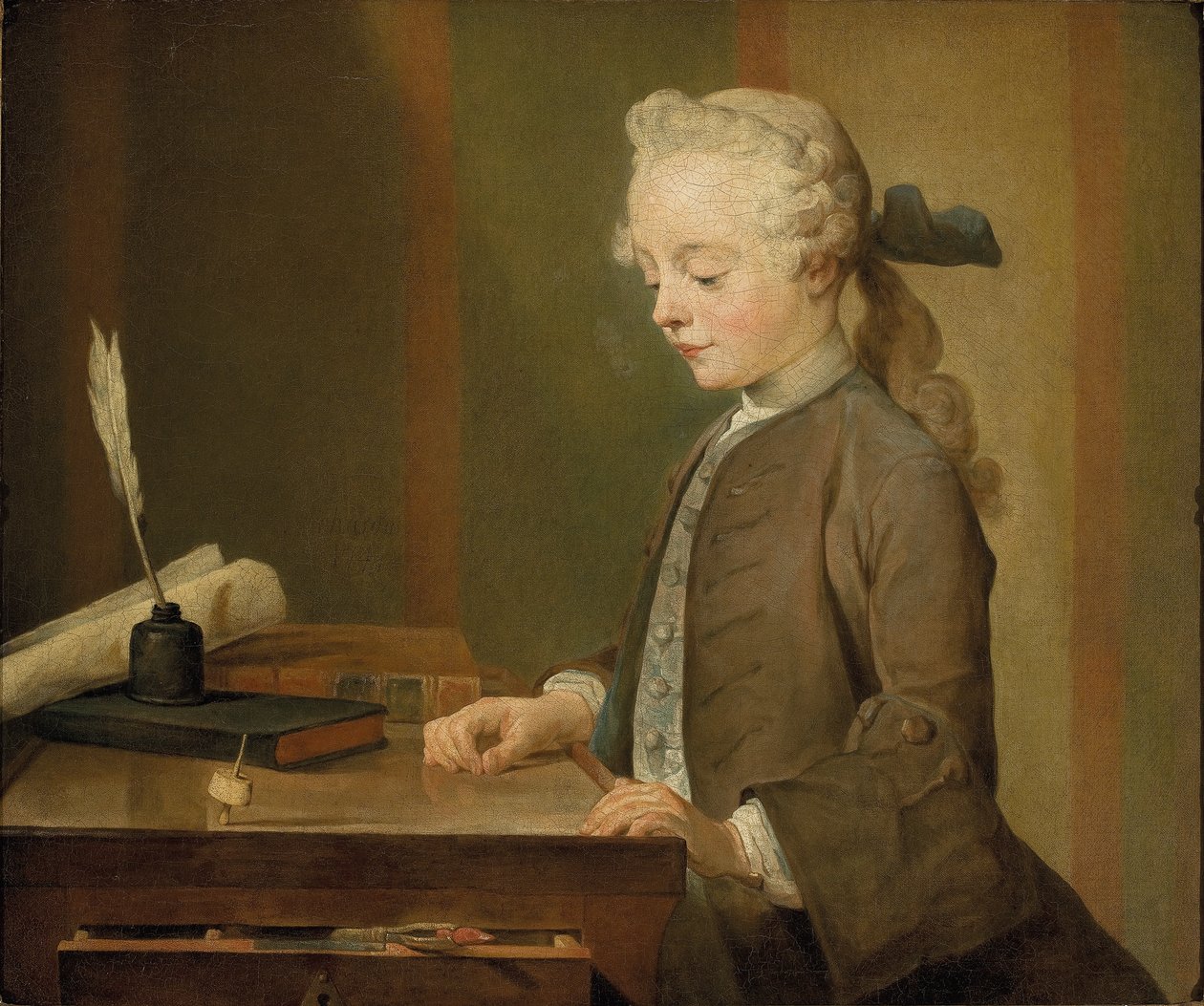 Auguste Gabriel Godefroyn muotokuva tekijältä Jean Baptiste Simeon Chardin