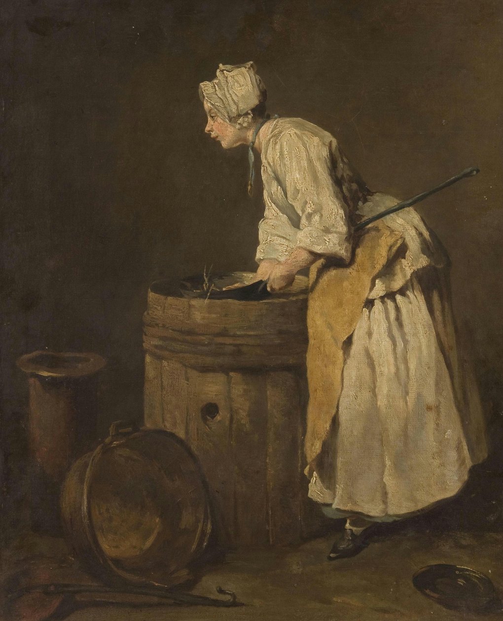 Tiskiapulainen tekijältä Jean Baptiste Simeon Chardin
