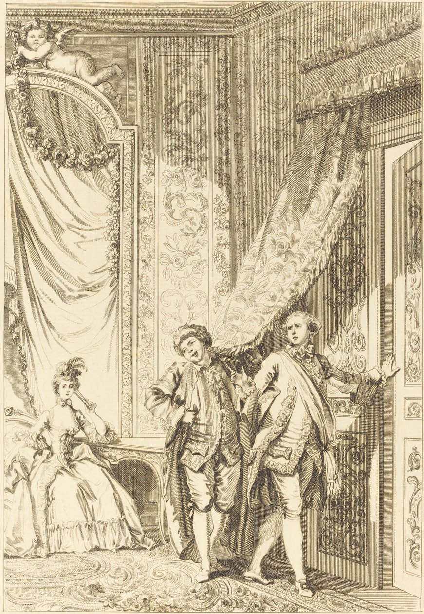 Upea tekijältä Jean Baptiste Tilliard after Jean Honoré Fragonard