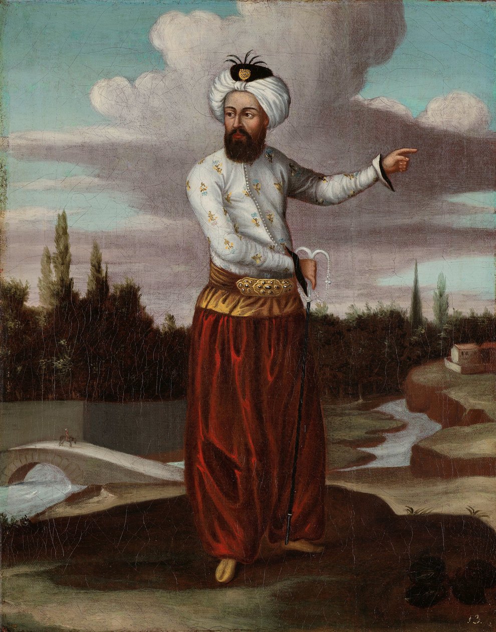Chaous, kuriiri sulttaanille tekijältä Jean Baptiste Vanmour (workshop of)