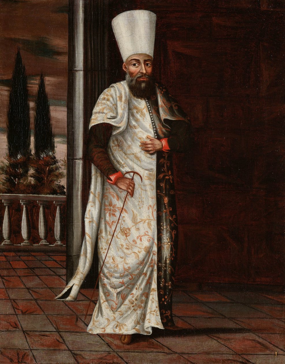 Chaous Bachi tekijältä Jean Baptiste Vanmour (workshop of)