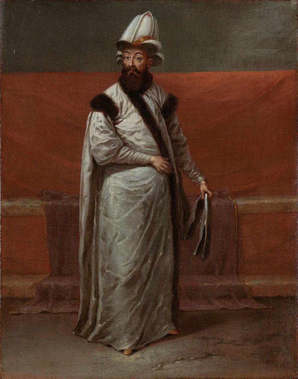 Suurvisiiri Nevşehirli Damat Ĭbrahim Pasa tekijältä Jean Baptiste Vanmour