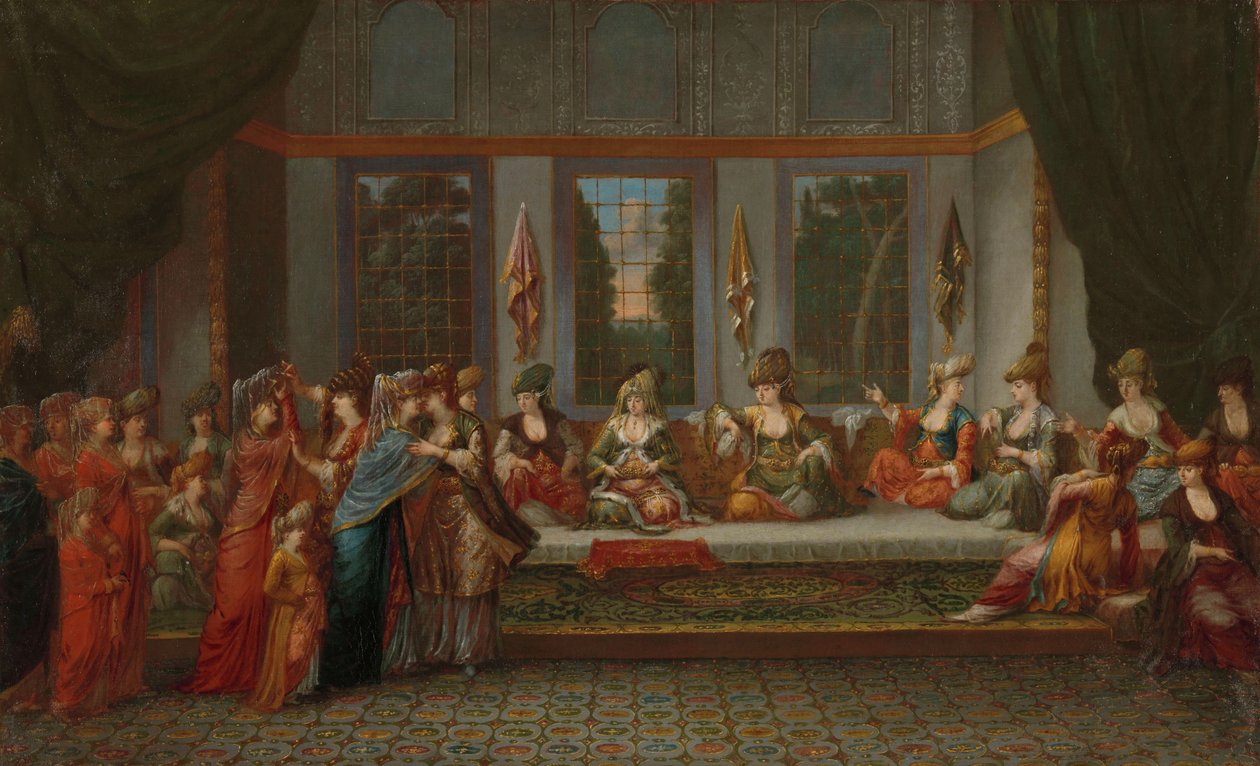 Kreikkalaiset häät, noin 1720-37 tekijältä Jean Baptiste Vanmour