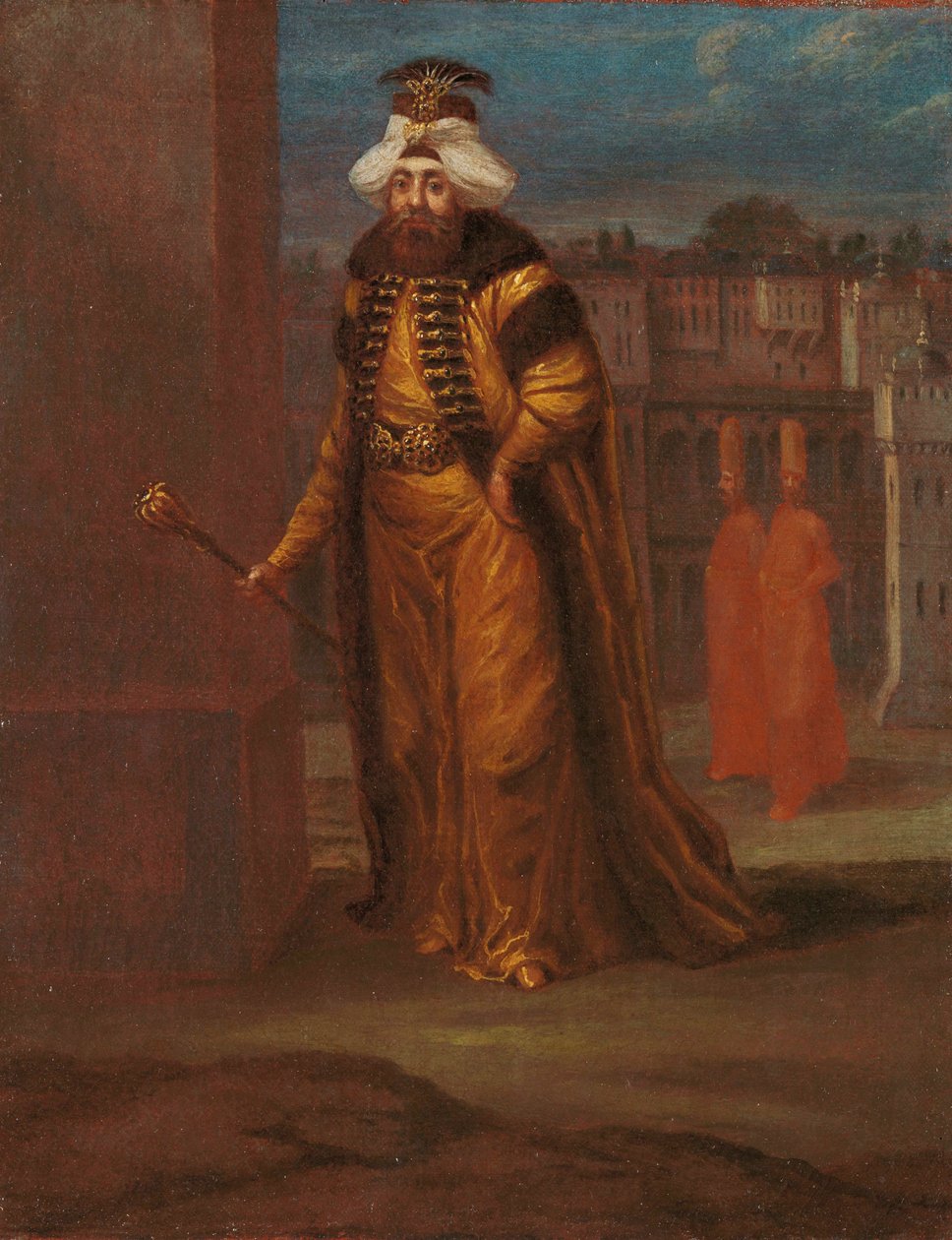 Sultan Ahmed III (Ahmet III) (1673-1736) tekijältä Jean Baptiste Vanmour