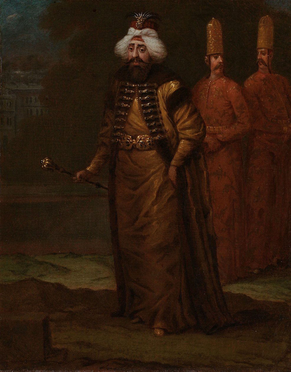 Sulttaani Ahmed III, noin 1727-30. tekijältä Jean Baptiste Vanmour