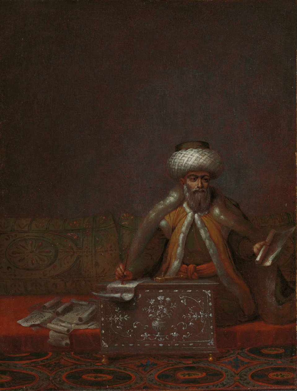 Reis Effendi, kansliapäällikkö The Journey Effendi, kansliapäällikkö tekijältä Jean Baptiste Vanmour