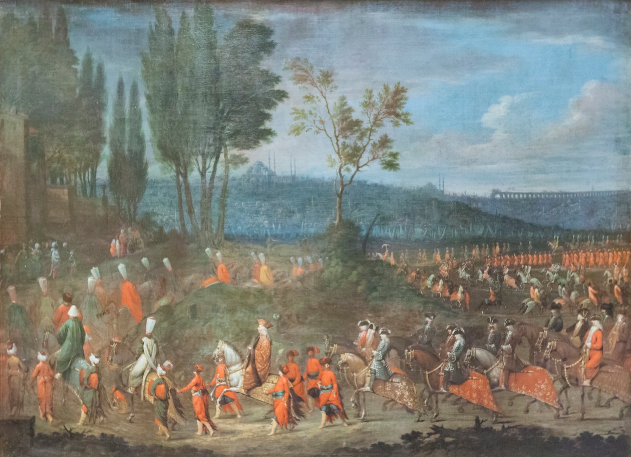 Suurlähettiläskulkue tekijältä Jean Baptiste Vanmour