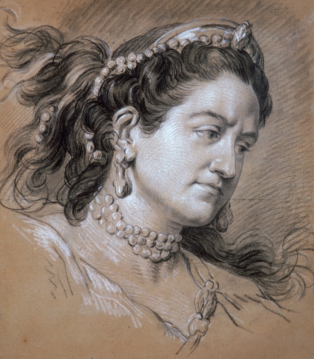 Naisen muotokuva, 1700-luku. tekijältä Jean Baptiste van Loo