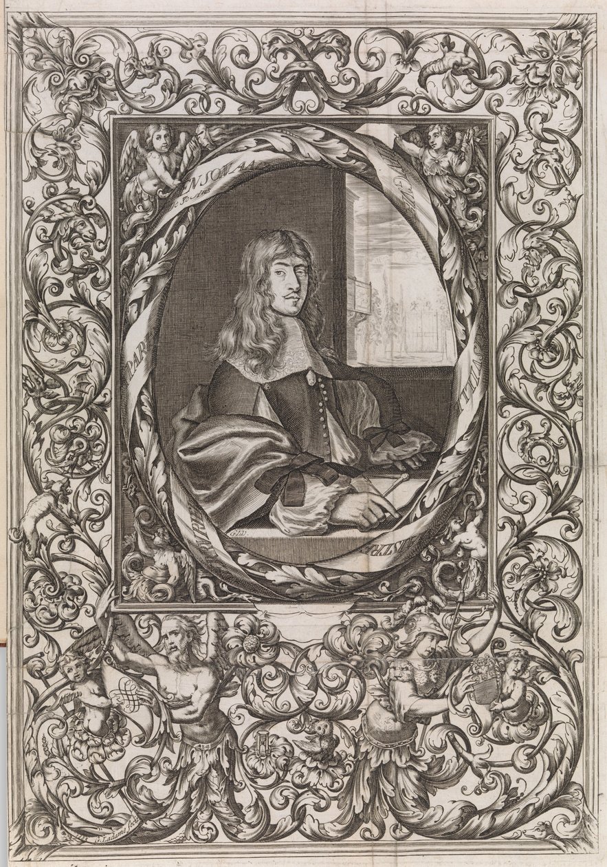 Lukkosepät, sivu 2 recto, n. 1663. tekijältä Jean Berain
