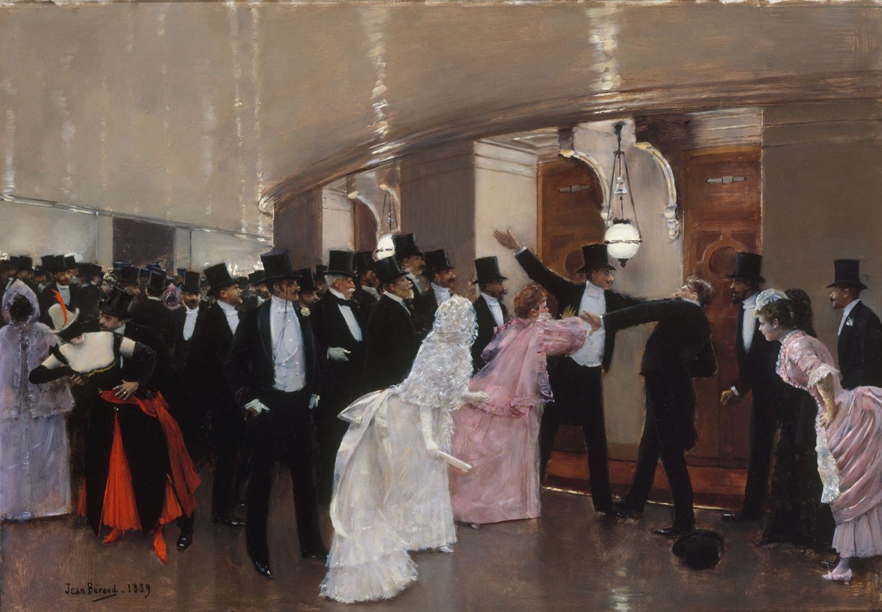 Riita Opéran käytävillä tekijältä Jean Beraud