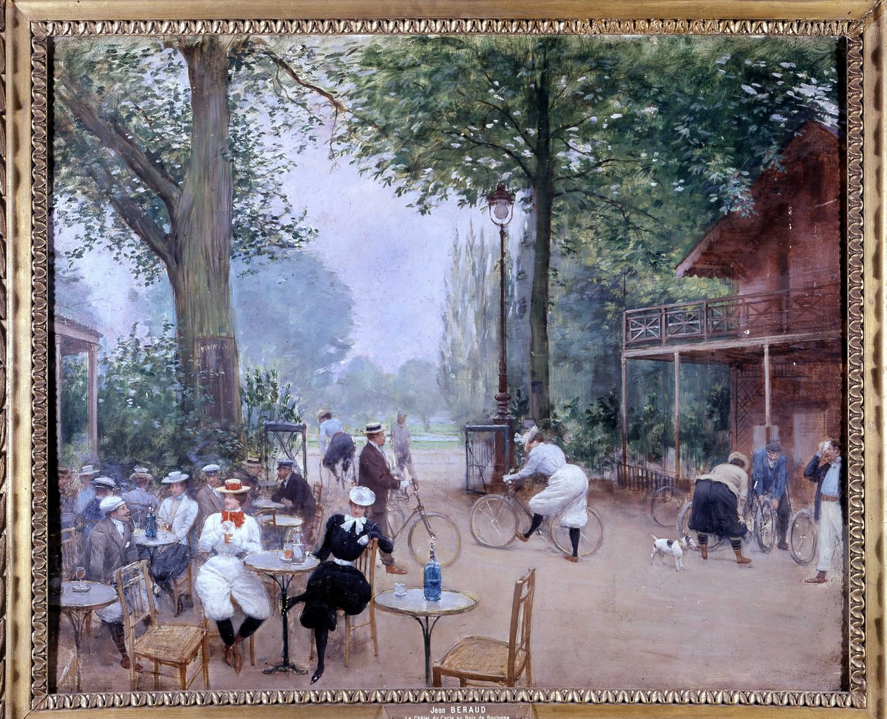 Pyöräilymökki Bois de Boulognessa, noin 1900 - Jean Beraud