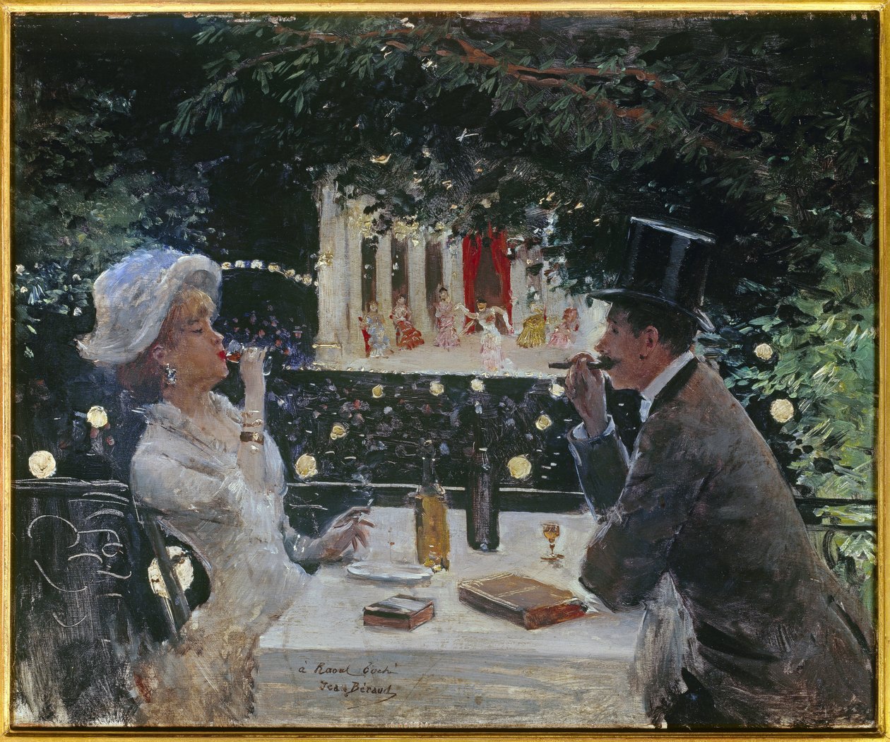 Illallinen Ambassadorissa. Jean Beraud