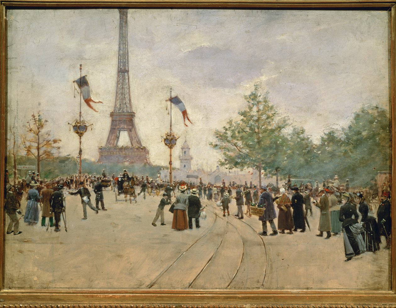 Sisäänpääsy Pariisin maailmannäyttelyyn ... tekijältä Jean Beraud