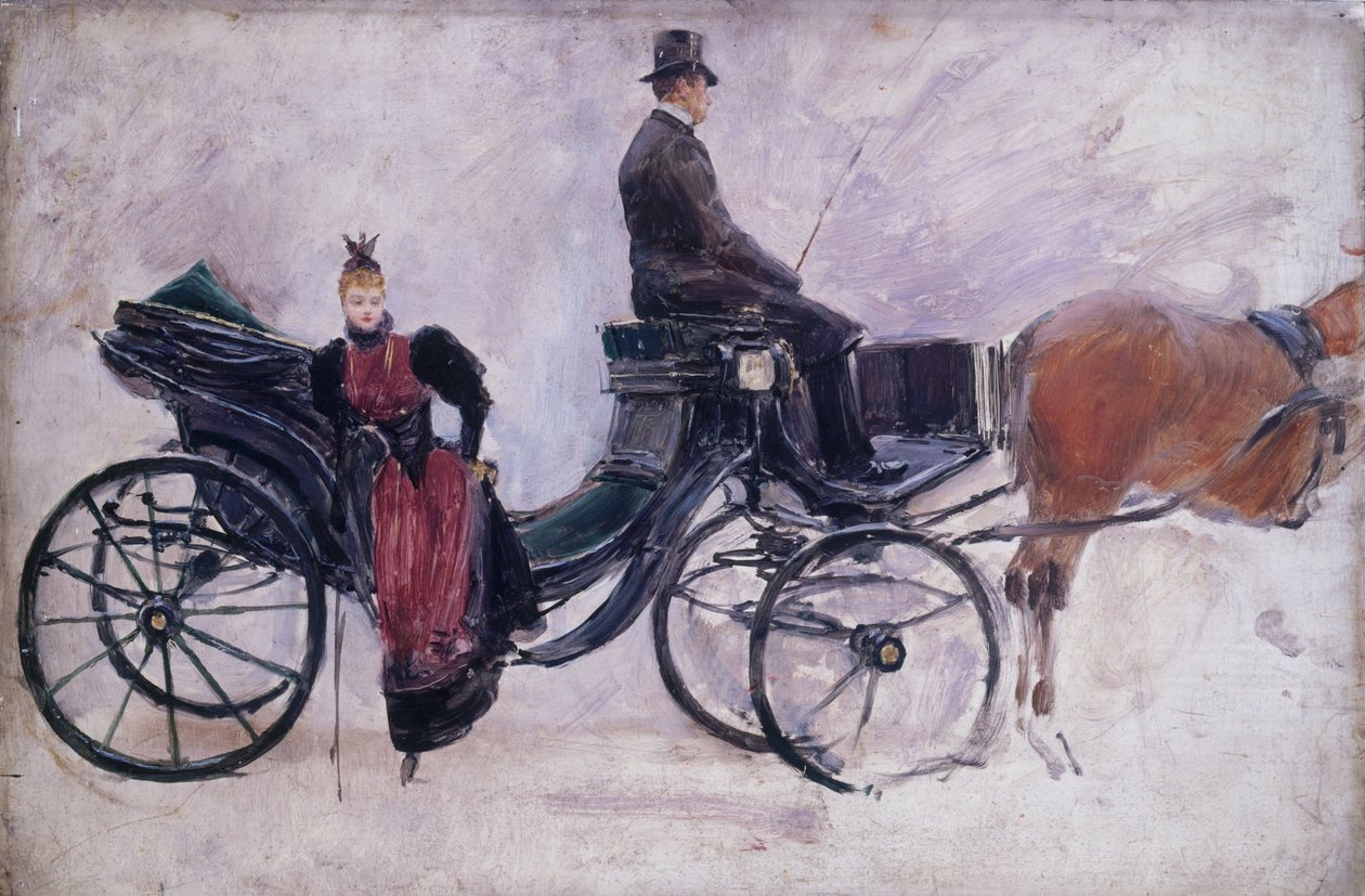 La Victoria, n. 1880 (öljy puulle) tekijältä Jean Beraud