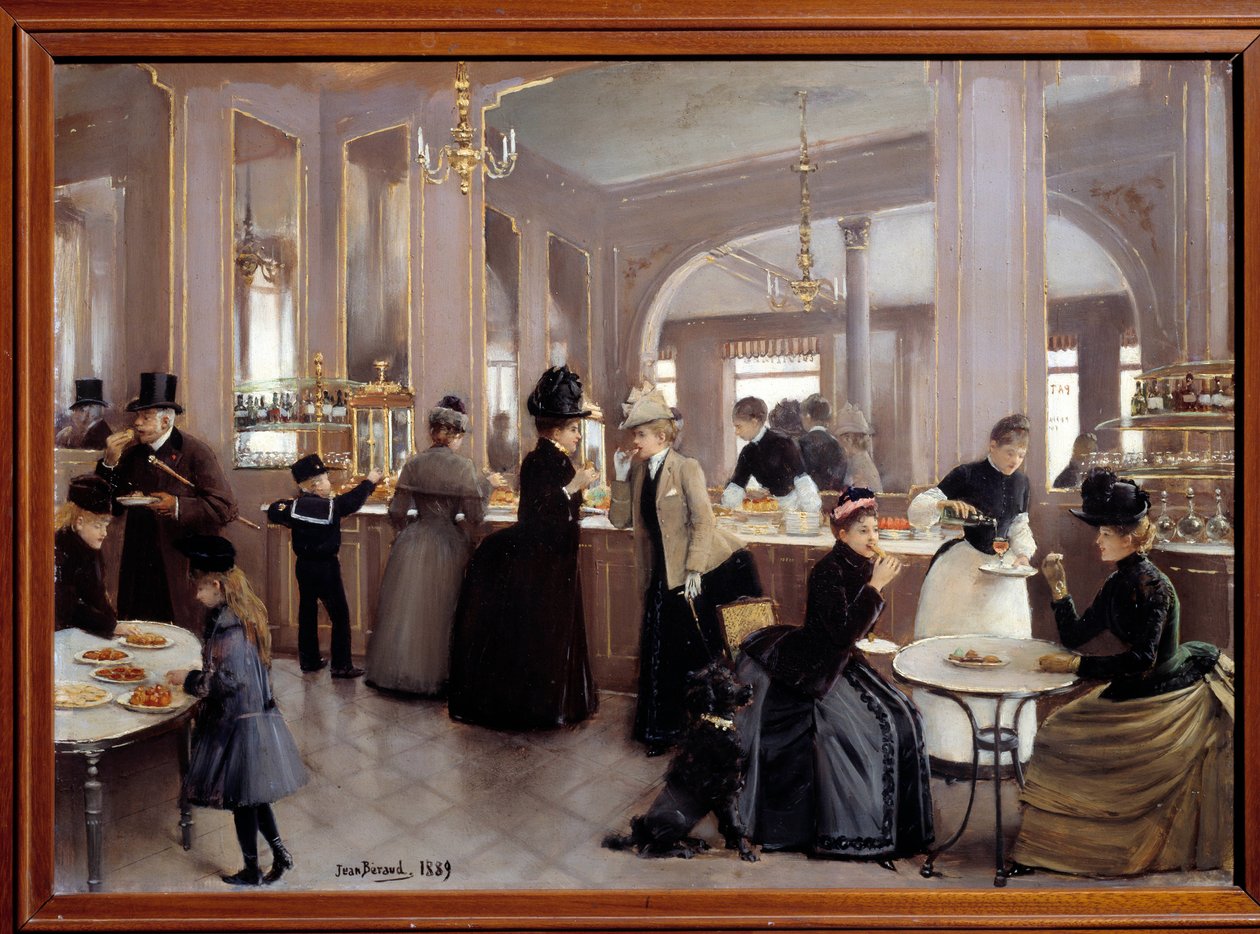 La passerie gloppe avenue des Champs Elysees. Jean Beraud