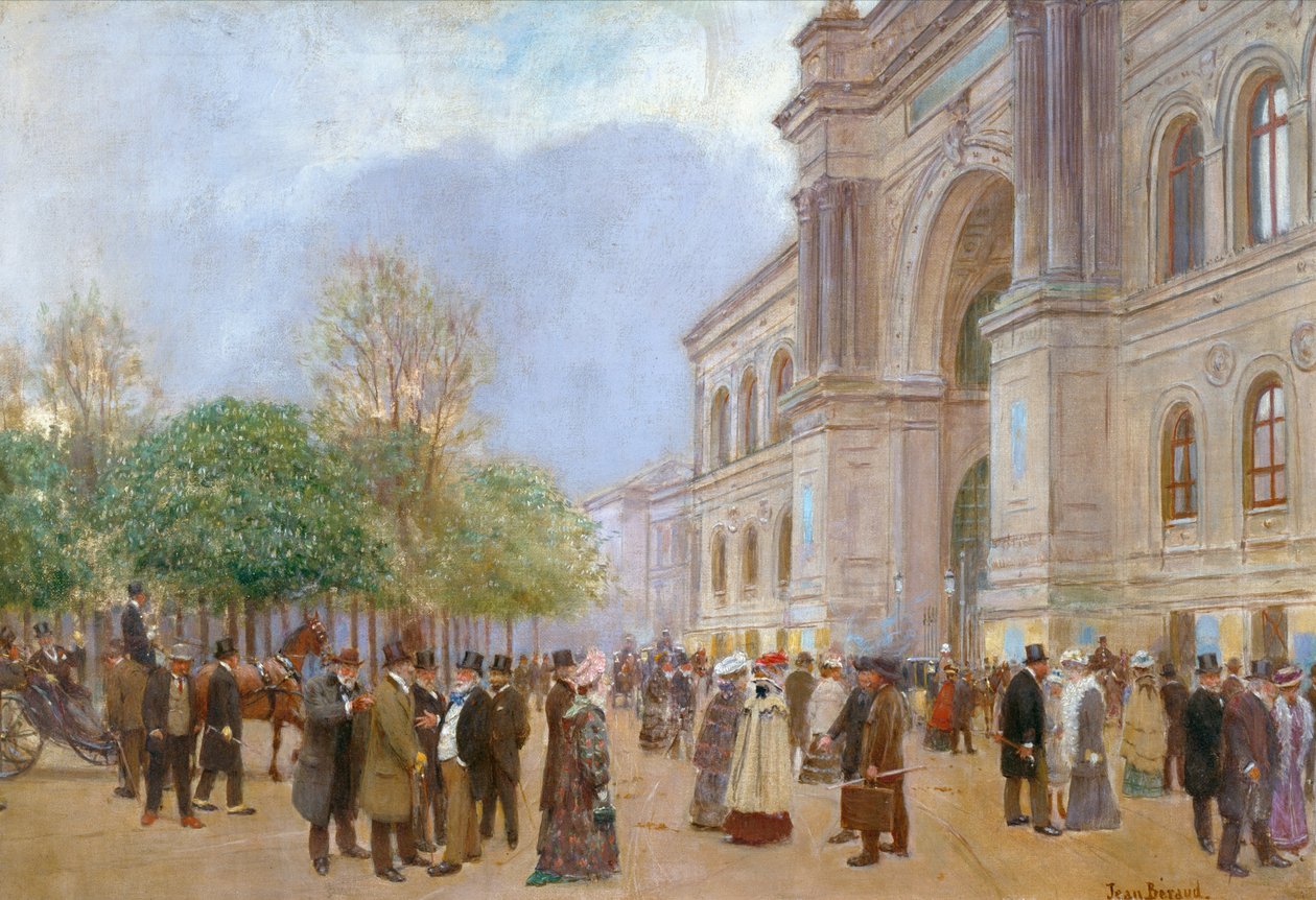 Huonekalut ja erilaiset esineet 1100- ja 1300-luvuilta tekijältä Jean Beraud