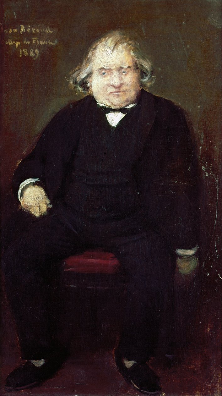 Muotokuva Joseph Ernest Renanista (1823-1892), ranskalainen historioitsija, filosofi, filologi ja kirjailija, Jean Beraud (1849-1935), maalaus tekijältä Jean Beraud