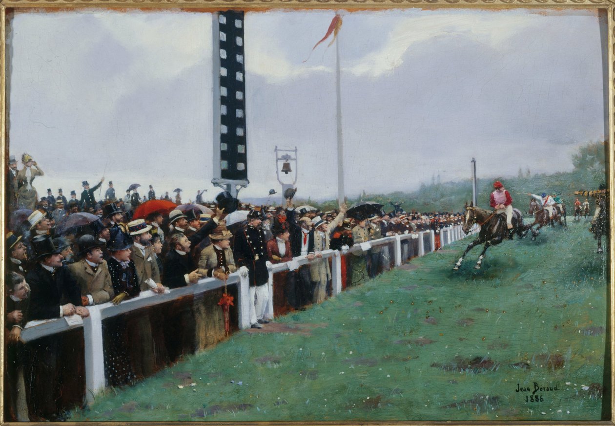 Kilpailut Longchampissa; maaliin tekijältä Jean Beraud
