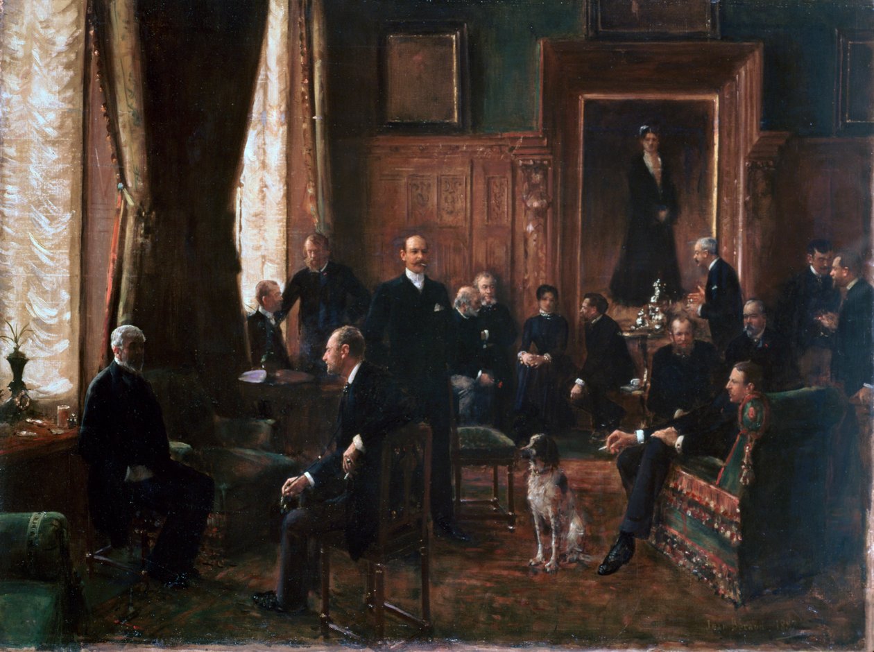 Kreivitär Potockan salonki, 1887 tekijältä Jean Beraud