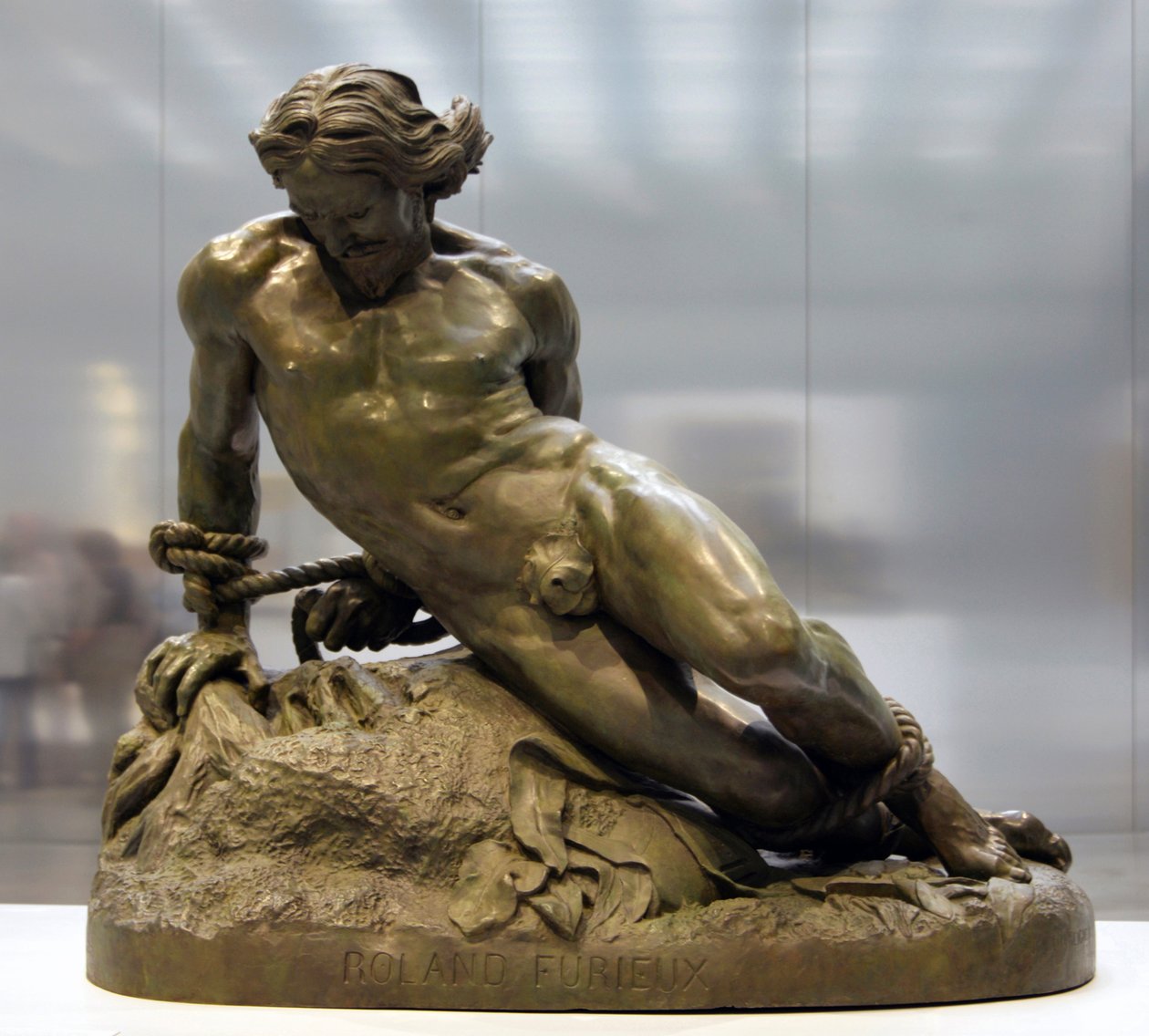 Charlemagnen Rolandin veljenpoika, Salon de 1831 (kuva) tekijältä Jean Bernard Duseigneur
