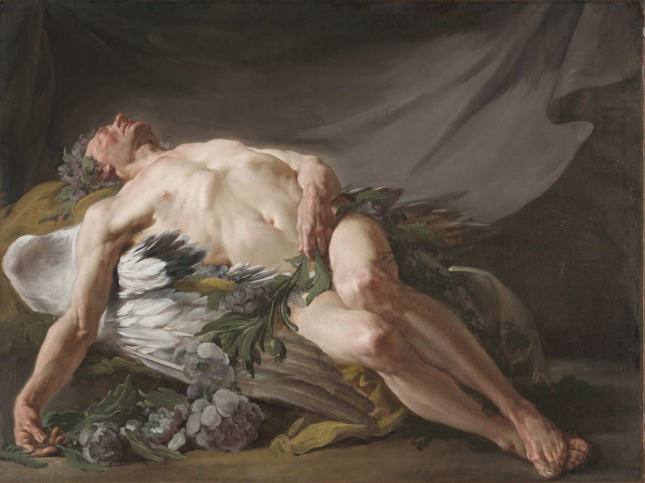 Sleep, n. 1771 (öljy kankaalle) tekijältä Jean Bernard Restout