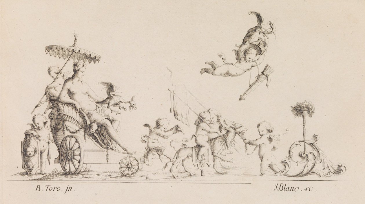 M. B. Toron suunnittelemat mallit, 1718 tai sen jälkeen, 1718 tai sen jälkeen. tekijältä Jean Bernard Toro