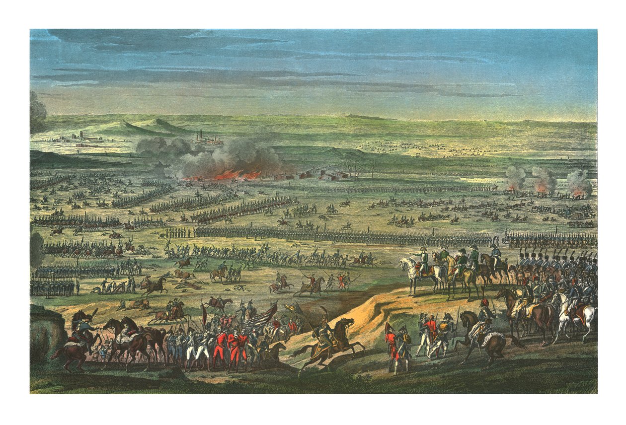 Austerlitzin taistelu, 2. joulukuuta 1805, c1850 tekijältä Jean Bosq