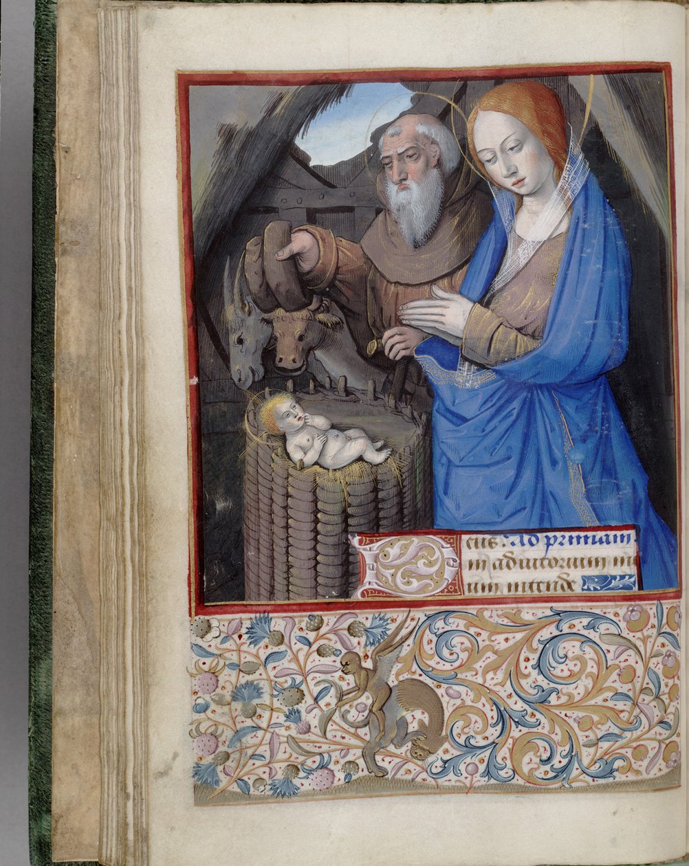 Syntymäkirja, 1485-1499 tekijältä Jean Bourdichon