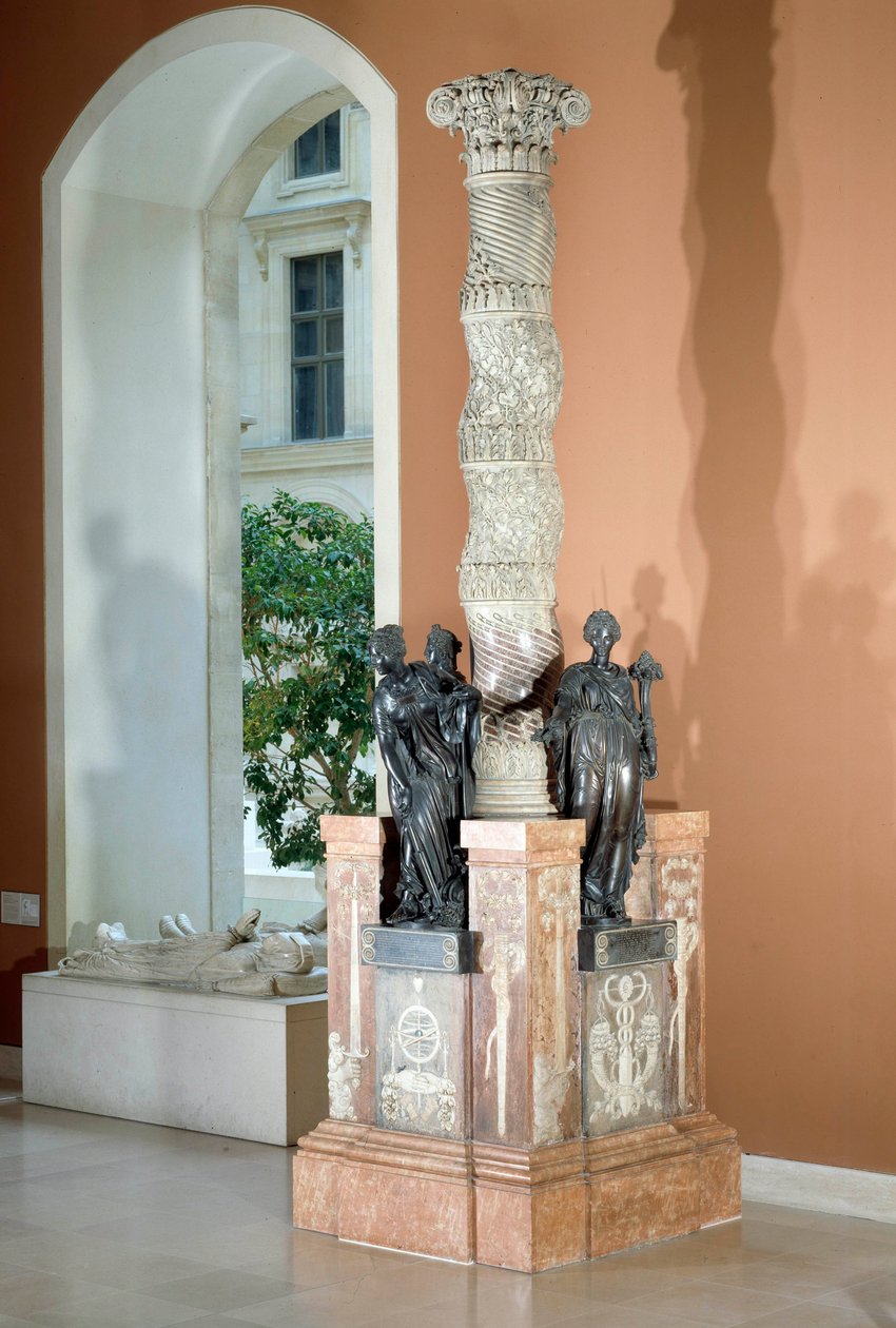 Monumentti Annen sydämelle, lordi sitten ensimmäiselle Montmorencyn herttualle (1493-1567), Ranskan yhtyeelle ja vertauskuvia oikeudenmukaisuudesta, rauhasta ja yltäkylläisyydestä. Jean Bullantin (1515/1520-1578), Martin Lefortin (tunnetaan vuosina 1562-15 tekijältä Jean Bullant