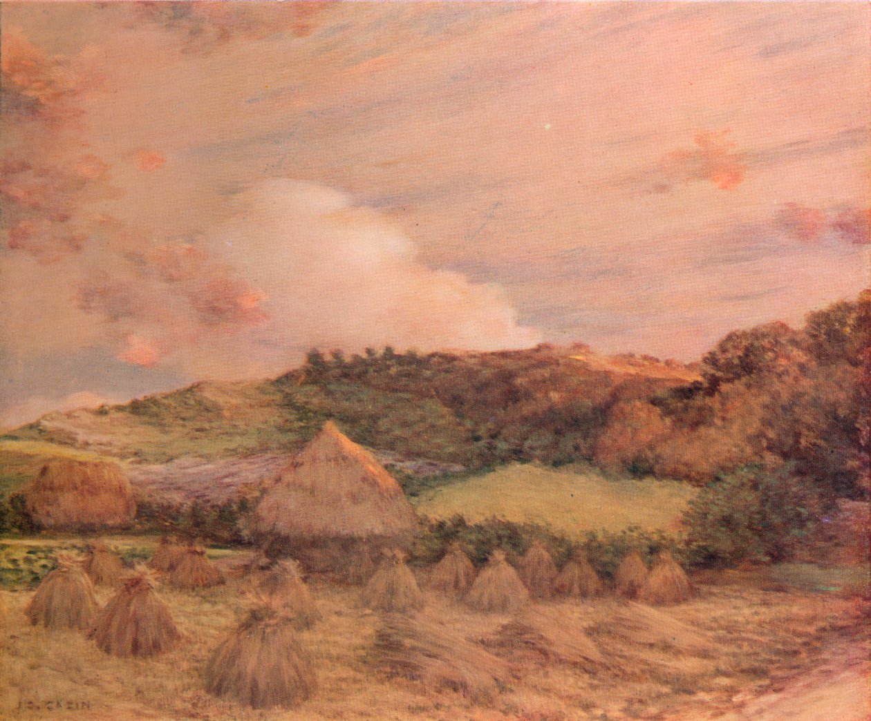 Millstones, c1885 tekijältä Jean Charles Cazin