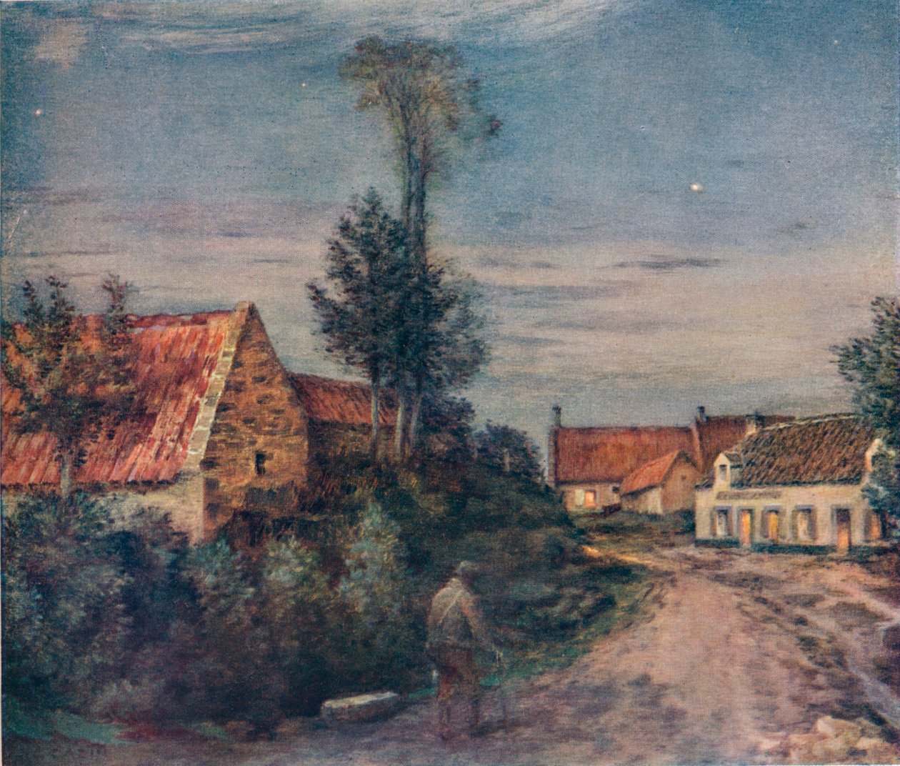 Lestaminet, c1889 tekijältä Jean Charles Cazin