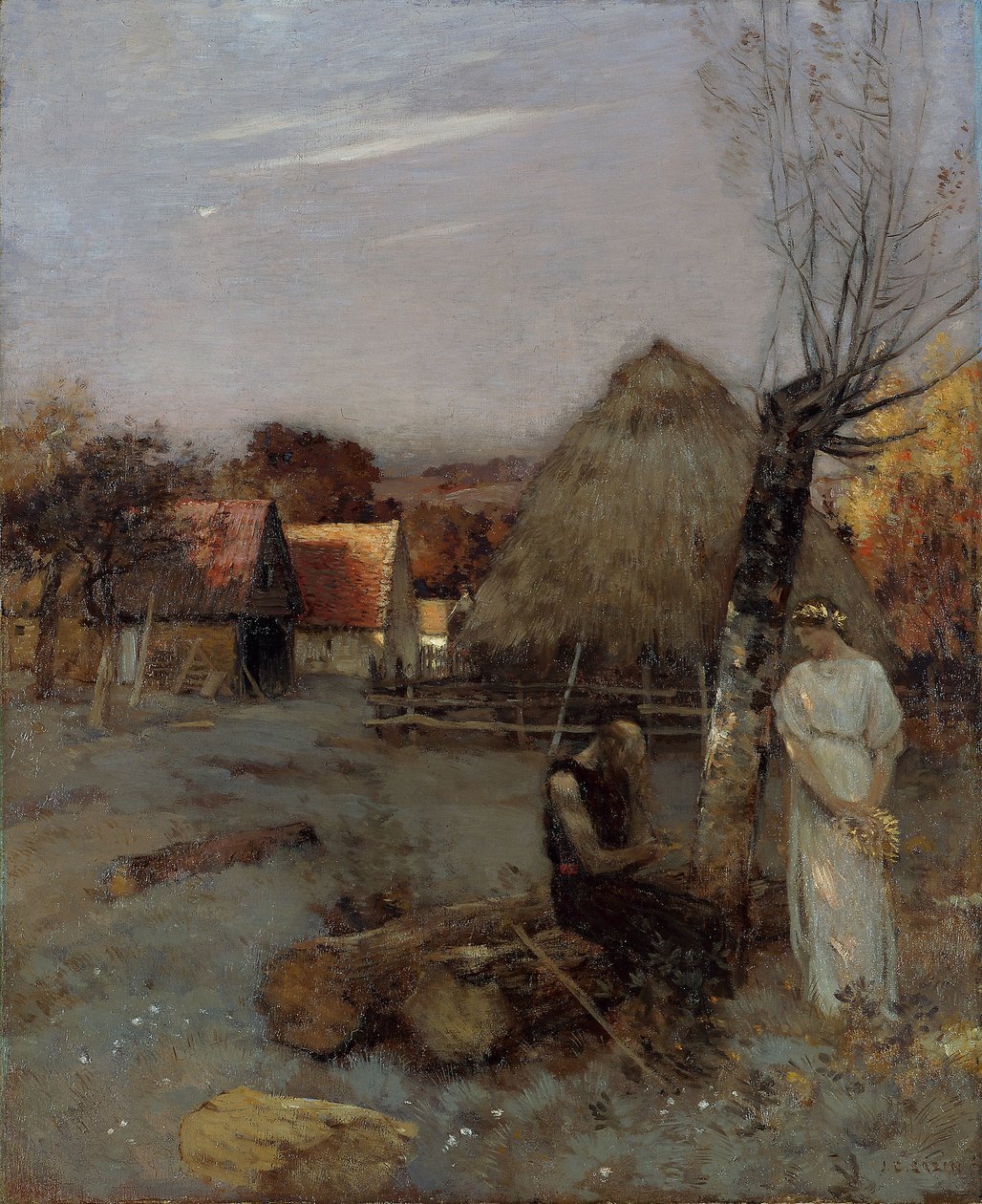Theokritos, 1880-90 tekijältä Jean Charles Cazin