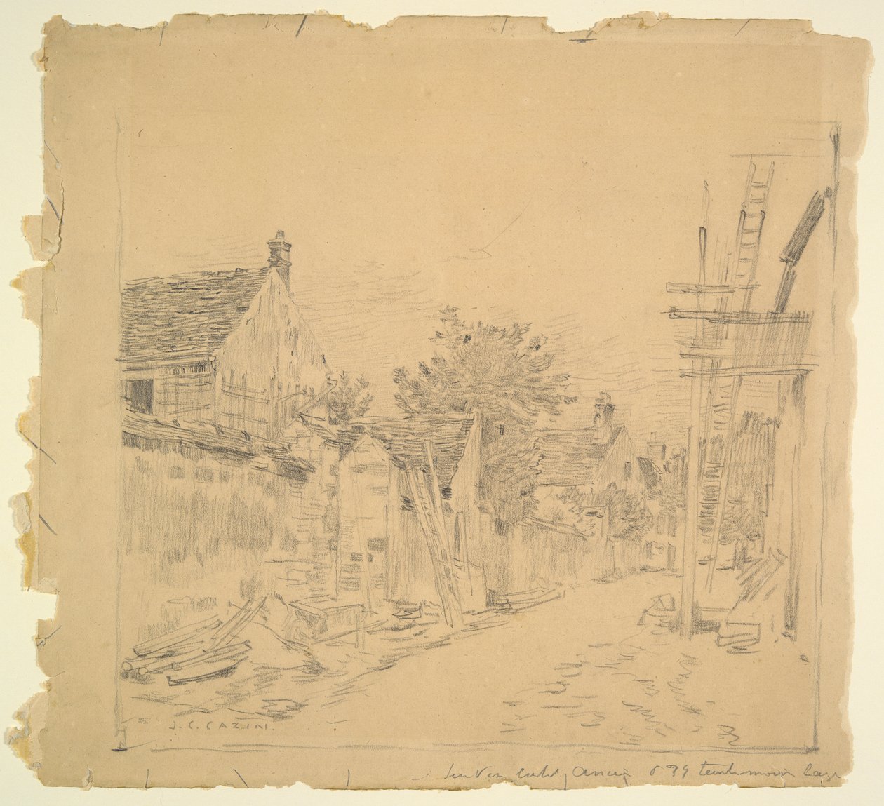 Kyläkatu tekijältä Jean Charles Cazin