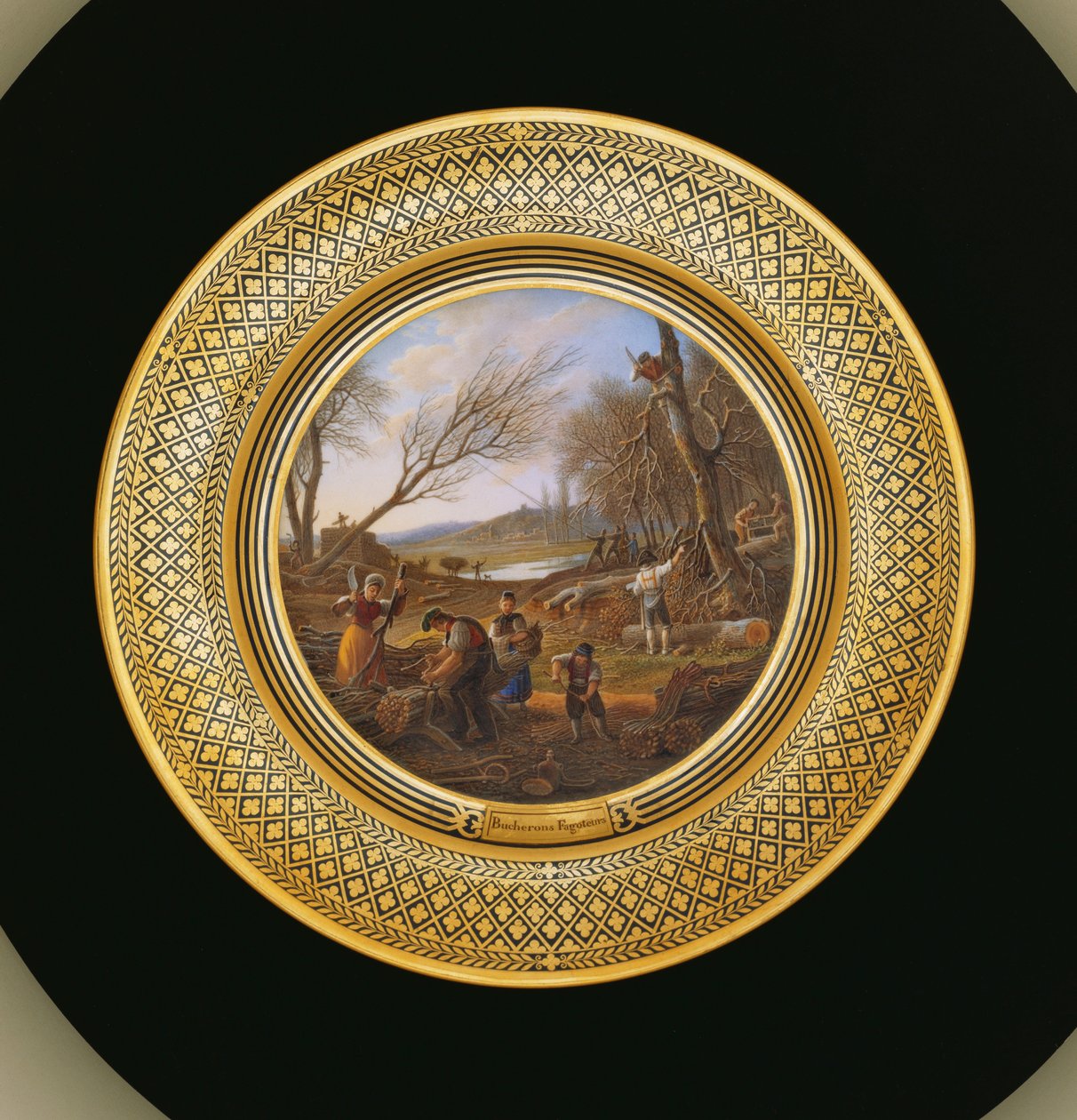 Metsämiehet, n. 1820-35 tekijältä Jean Charles Develly