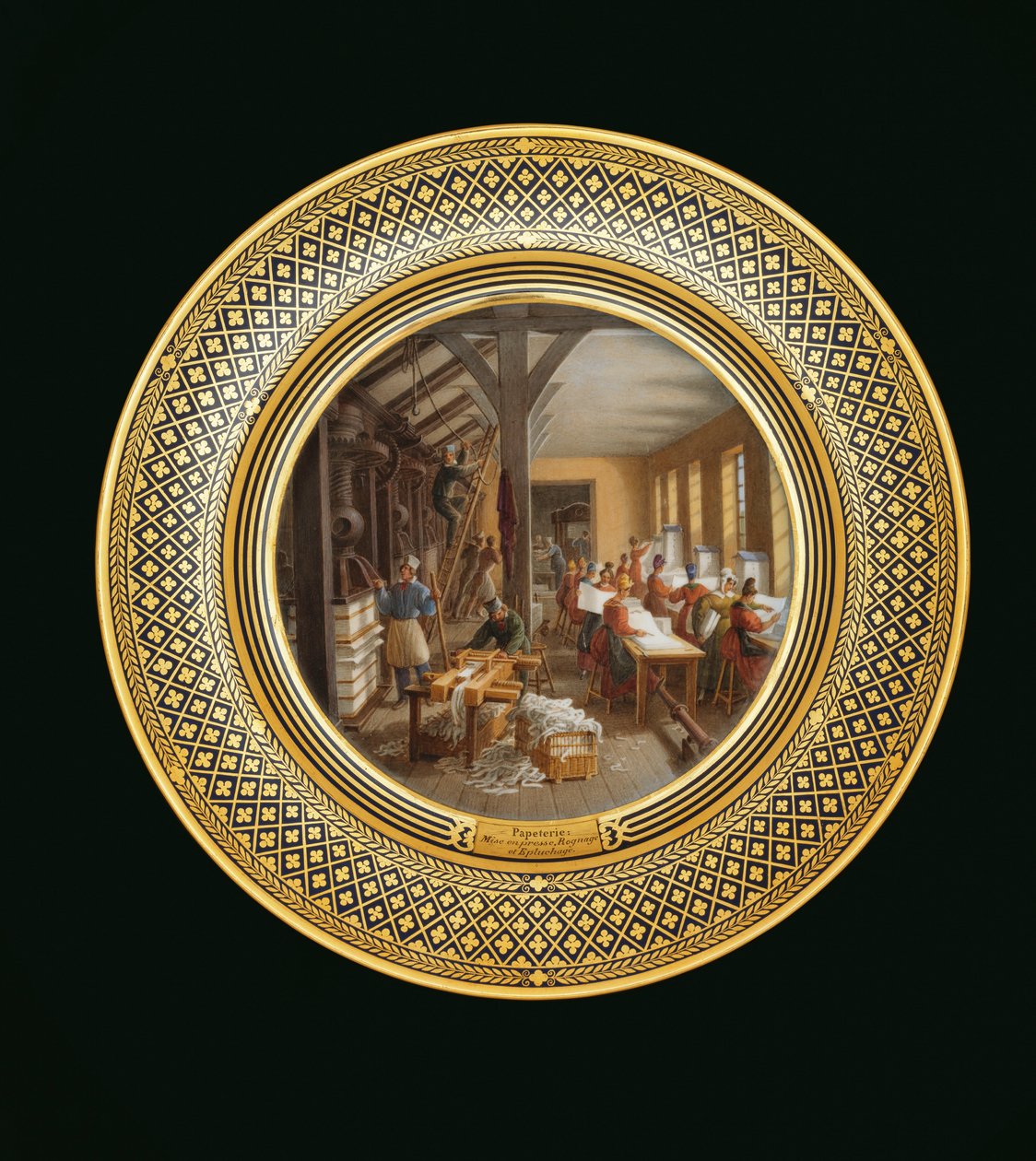 Paperitavara, n. 1820–1835 (posliini) tekijältä Jean Charles Develly