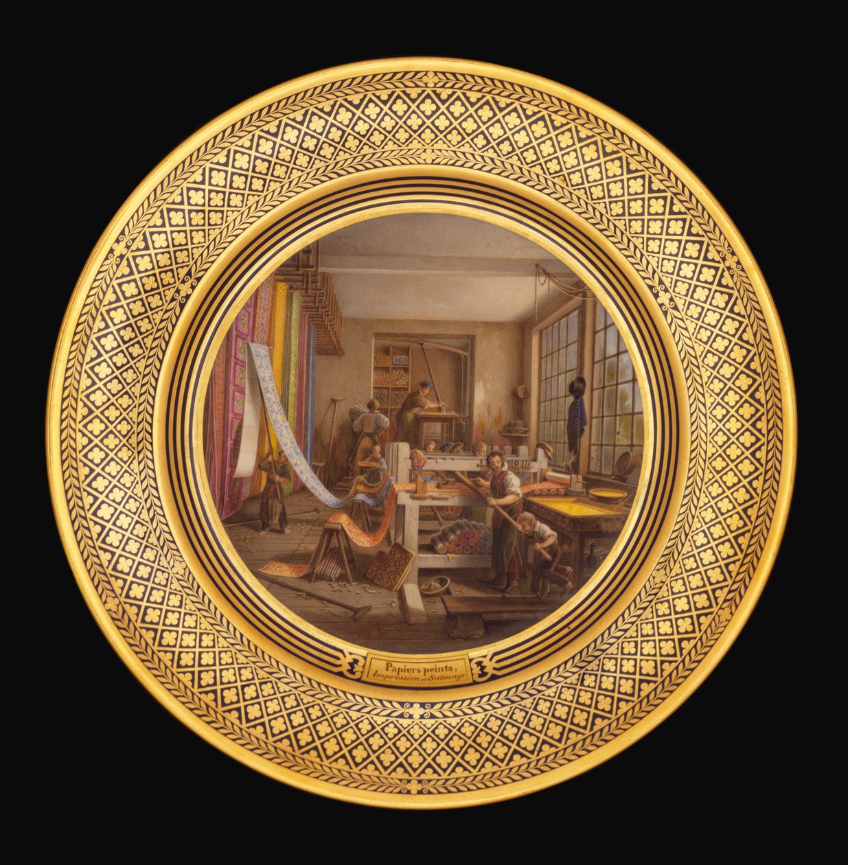 Seinämaalaukset, n. 1820-35 tekijältä Jean Charles Develly