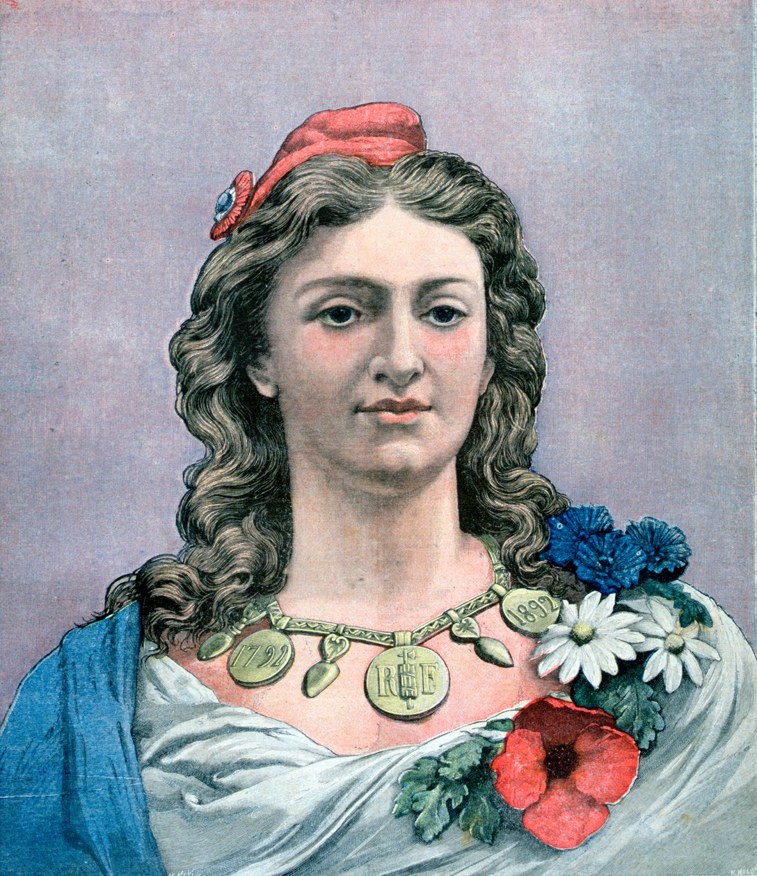 Tasavalta", 1891 tekijältä Jean Charles Gauthier