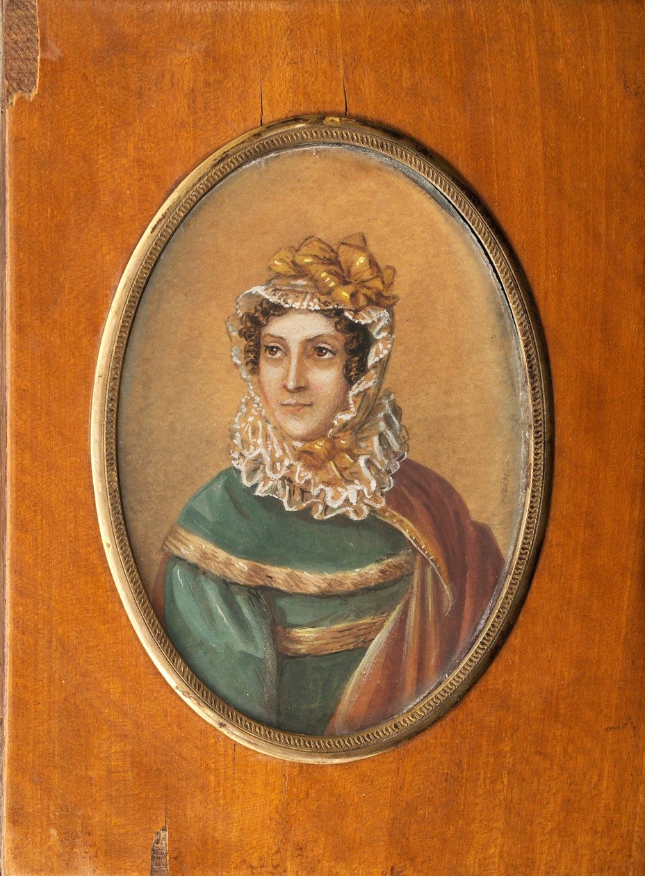 Jeanne Louise Henriette Campanin muotokuva, s. Genet 1752-1822 tekijältä Jean Charles Nicaise Perrin