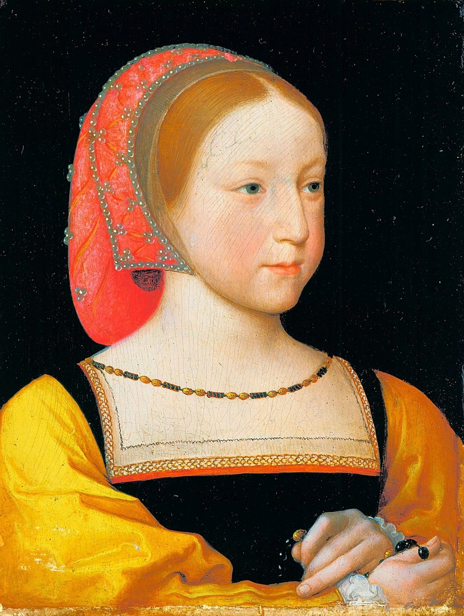 ranska: Portrait de Charlotte de Valois Ranskan Charlotten muotokuvaa tekijältä Jean Clouet