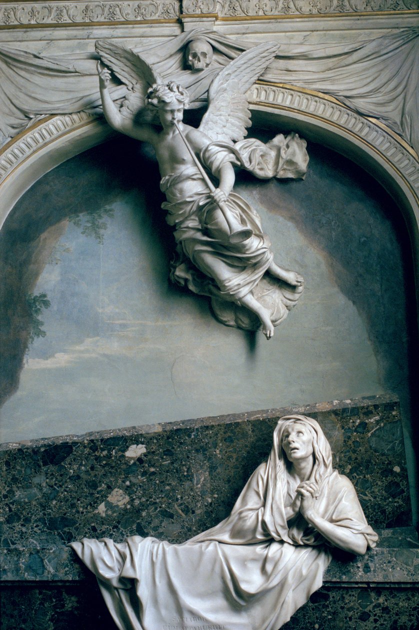 Julienne Le Ben hauta Charles Le Brunin (1619-1690) piirustusten mukaan, n. 1668-90 (marmori ja stukko) tekijältä Jean Collignon