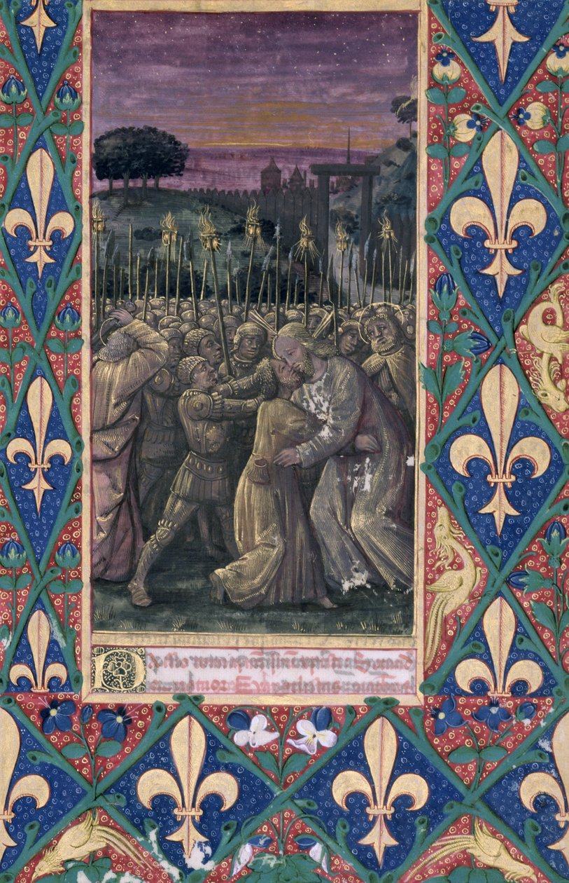 neiti Lat. Q.v.I.126 f.100 Juudaksen suudelma, Louis d